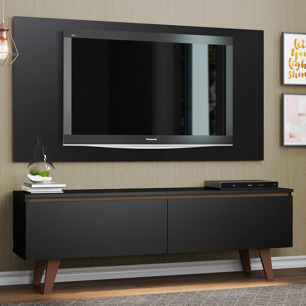 imagem de Rack Le Mans 136x50x36 Preto Madesa MDES0200078N